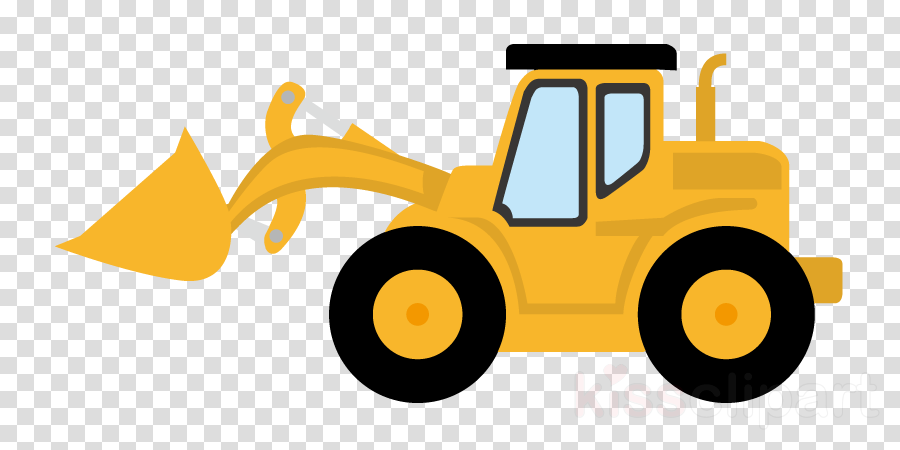 Backhoe Clipart Caterpillar Inc - Bulldozer Construction Vehicles Clipart (900x450)