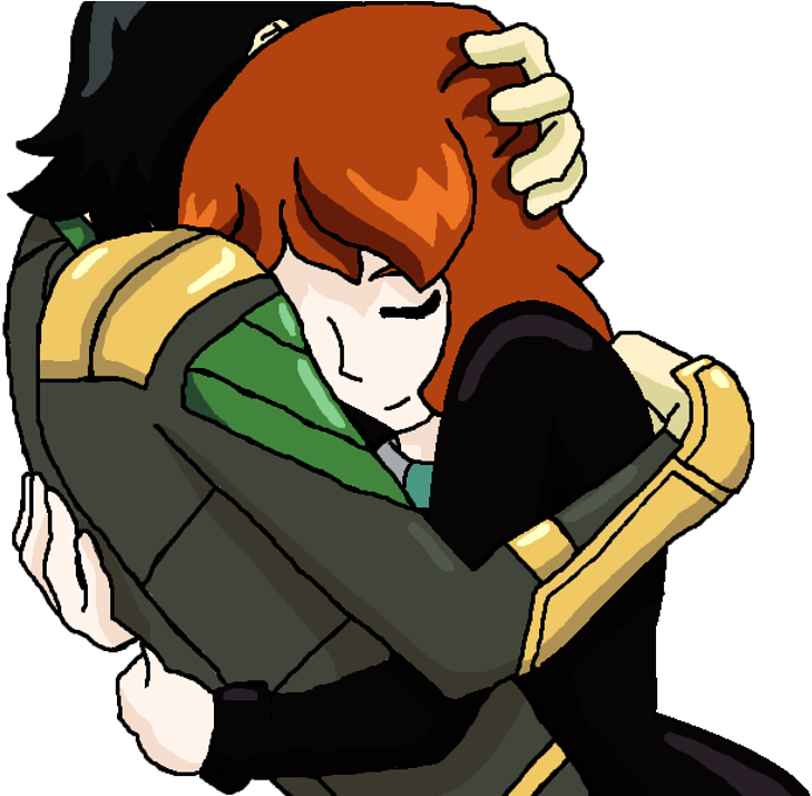 Hug Clipart Comfort - Cartoon (739x713)