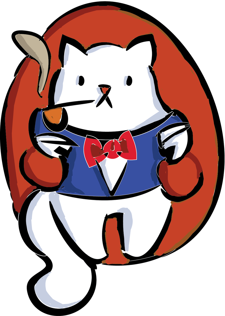 Fat Cat Icon By Joma99 - Cartoon (754x1060)