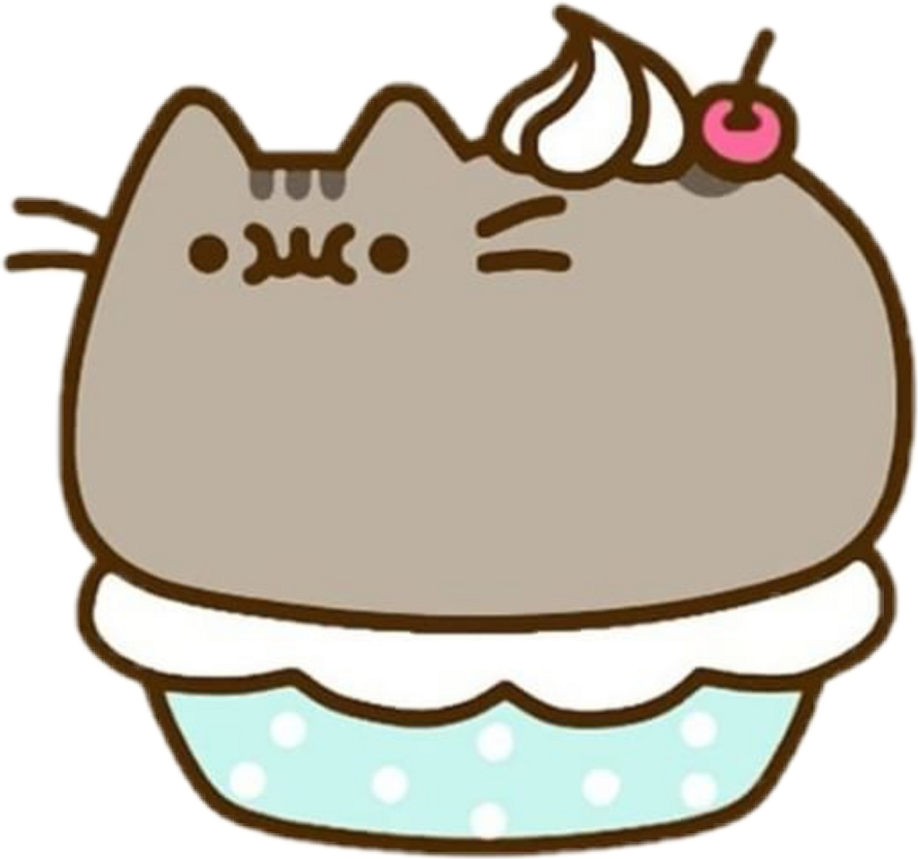 #cute #kawaii #fat #cat @cherry #pretty #aww - Pusheen Food (1024x958)
