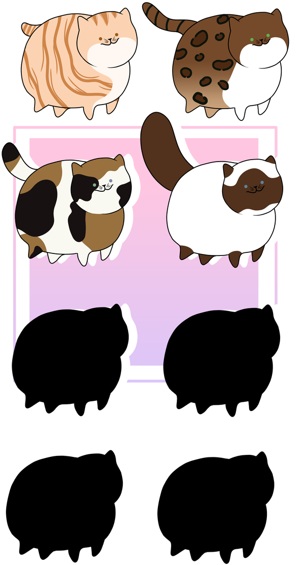 Fat Cat Breeder Adopts 4/4 By Pomskii-adopts - Fat Cat Breeder Adopts 4/4 By Pomskii-adopts (649x1231)