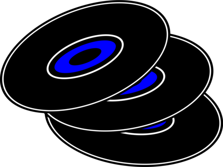 Phonograph Record Lp Record Download 45 Rpm Music - 45 Rpm Record Clip Art (455x340)