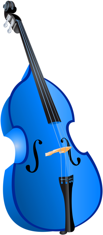Фотки Music Clipart, Double Bass, Views Album, Music - Musical Instruments (335x765)