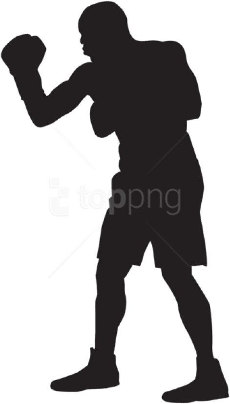 Free Png Boxer Silhouette Png - Boxing Clip Art (481x828)
