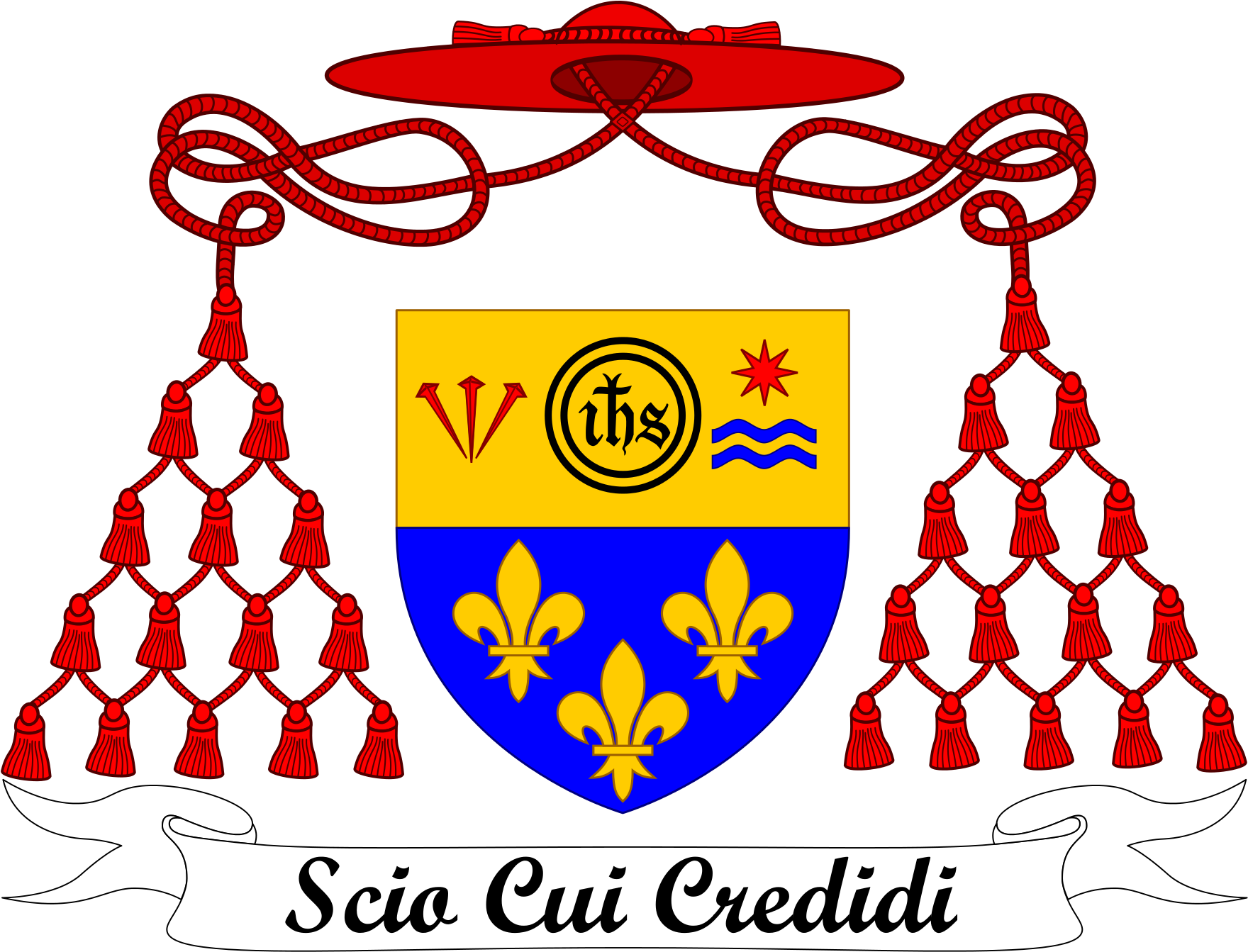 Coat Of Arms Of Cardinal Avery Dulles - Jean Louis Coat Of Arms (1759x1388)