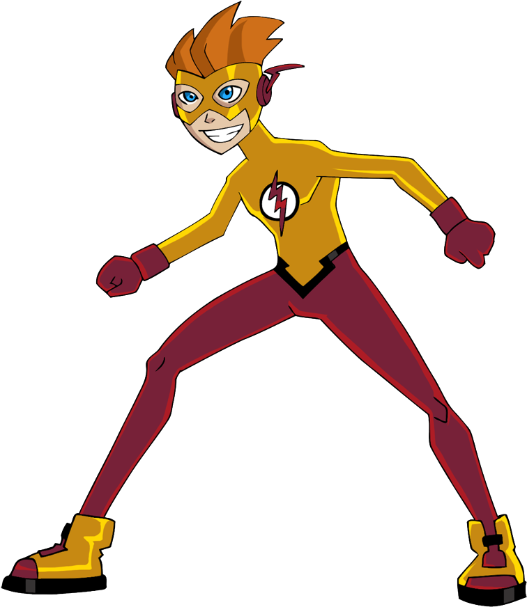Flash Clipart Kid Flash - Kid Flash Transparent (766x886)