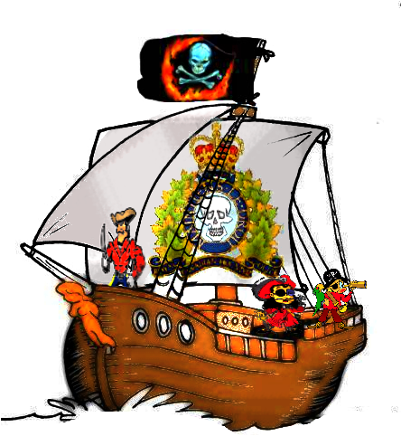 The Governments, In The Civil And Public Services Now - Pirate Ship Drawing (443x506)