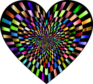 Illusion Clipart Checkered - Optical Illusion (375x340)