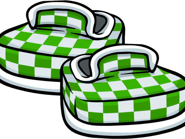 Vans Clipart Checkered - Club Penguin Shoes (640x480)