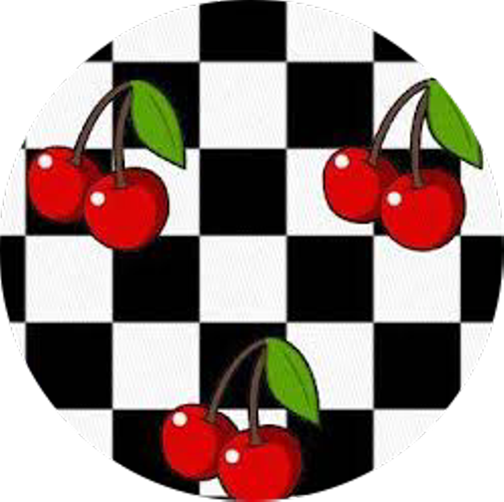 #cherry #background #circle #checkered 🍒 #freetoedit - Wildflower Cherry Checkers Iphone X Cases (1024x1020)