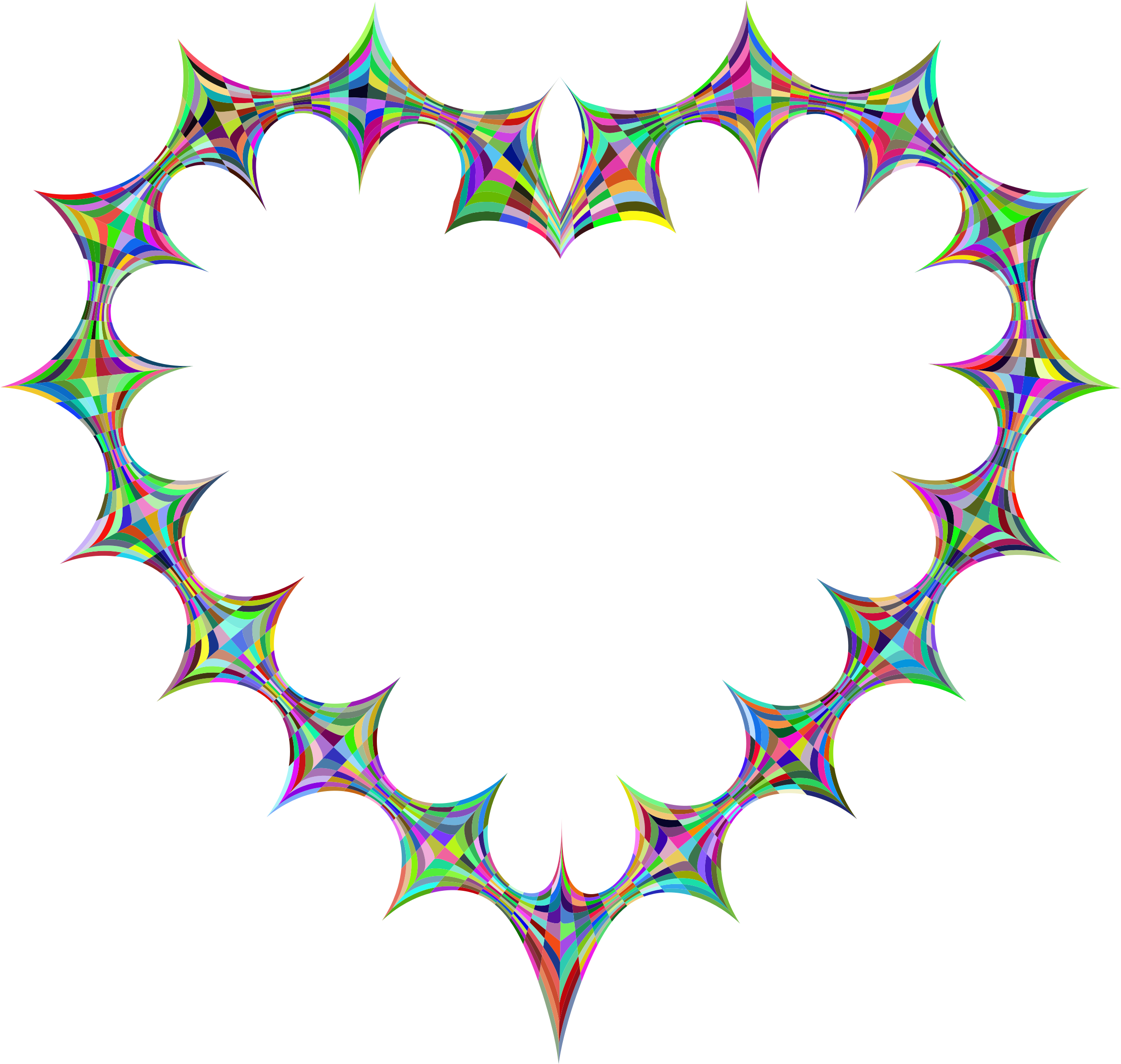 Big Image - Pink 8 Bit Heart (2350x2230)