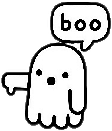 370 X 434 1 - Boo Ghost Thumbs Down (370x434)