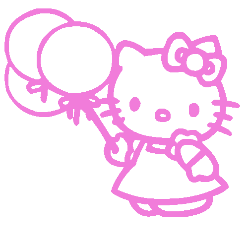Animal Black And White Images Clipart Coloring Book - Hello Kitty Coloring Pages (500x500)