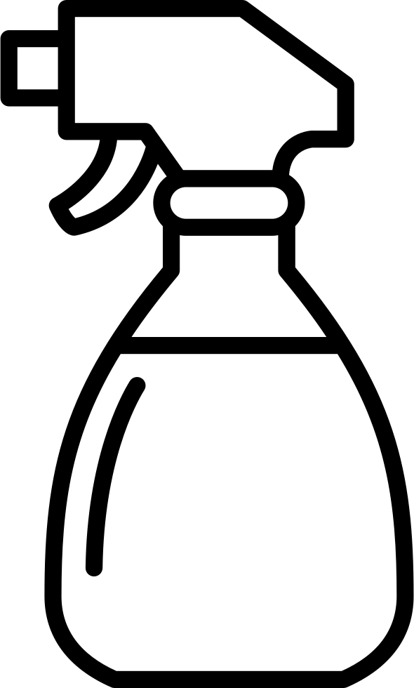 Water Sprayer Comments - Cartoon Black Spray Bottle (590x980)