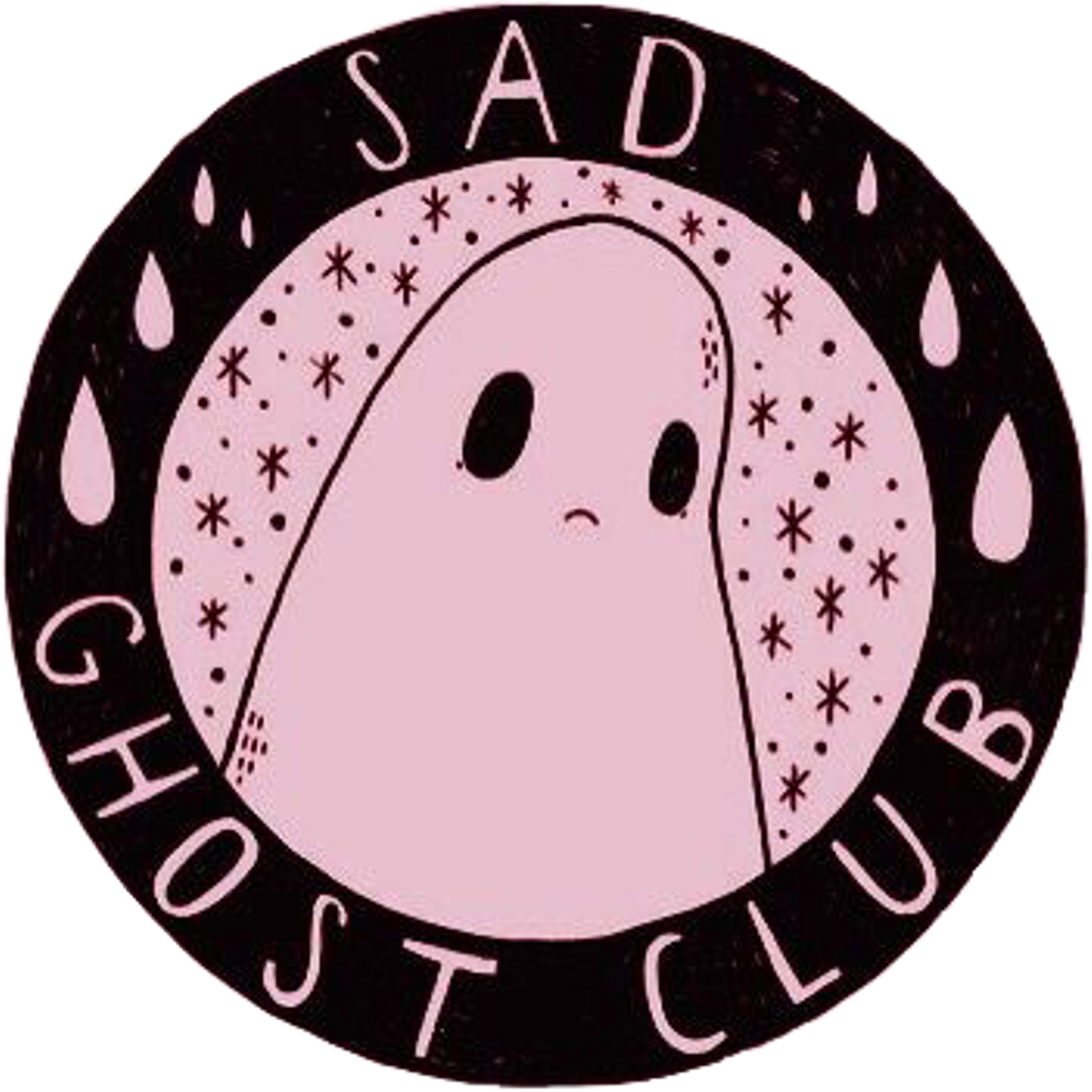 Spirit Clipart Sad Ghost - Circle (1024x1024)