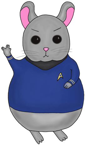 Little Chinchilla Messages Sticker-7 - Cartoon (412x599)