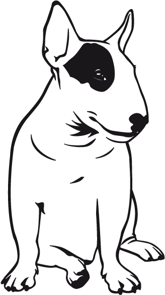 Bull Terrier Logo - Few Do Wrong To None (600x600)