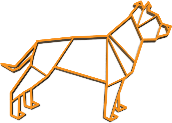 Origami Pitbull - Pitbull Origami (1024x768)