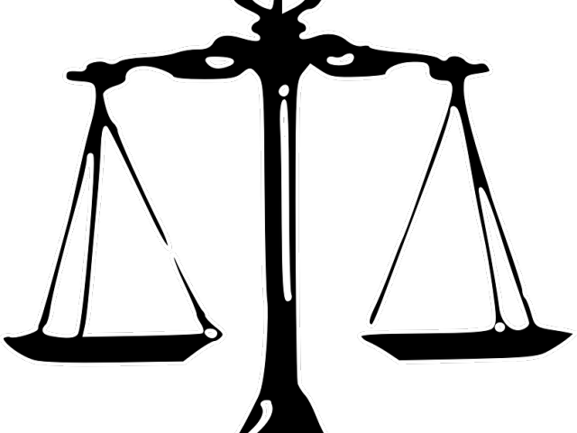 Lawyer Clipart Balance - Transparent Scale Of Justice (640x480)