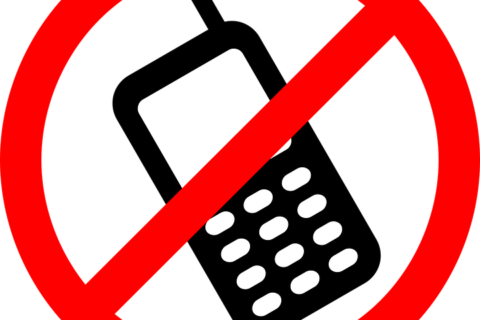 Shutting It All Down To Reboot My System - No Phones Safety Sign (480x320)