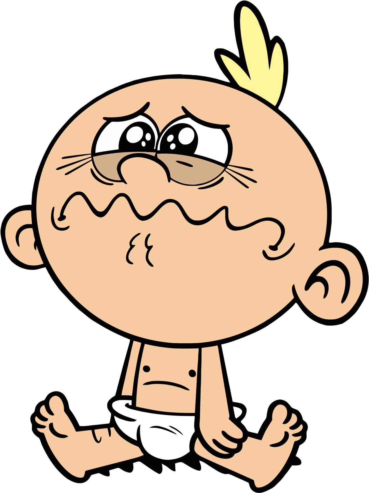 Baby Lily Loud About To Transparent Stickpng Png Baby - Lily Loud House Vector (1280x1703)