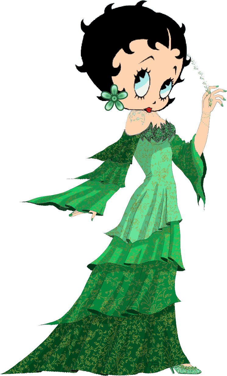 Betty Boop Watch Betty Boop Dressed Up Clipart , - Betty Boop Dancing Gif (745x1235)