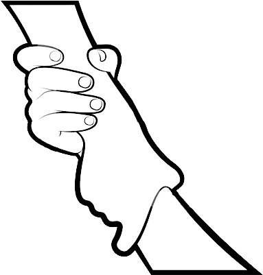 Scholarships And Soldier Assistance - Helping Hand Cartoon Png (400x400)