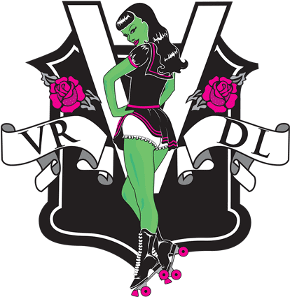 6 May 2017, Victorian Roller Derby League - Roller Derby League Logo (500x500)