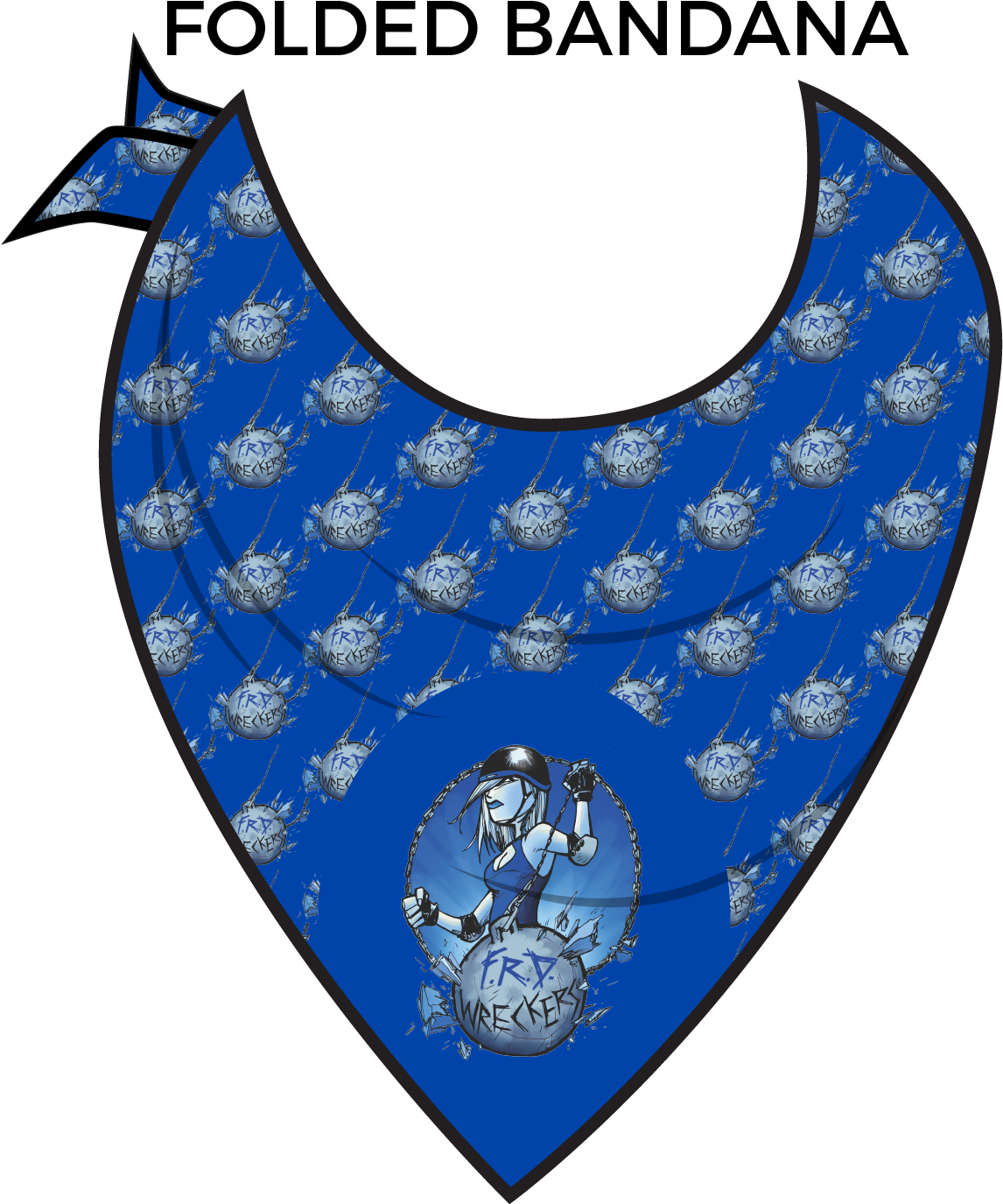 Fayetteville Roller Derby Wreckers - Bandanna Png (1501x1501)