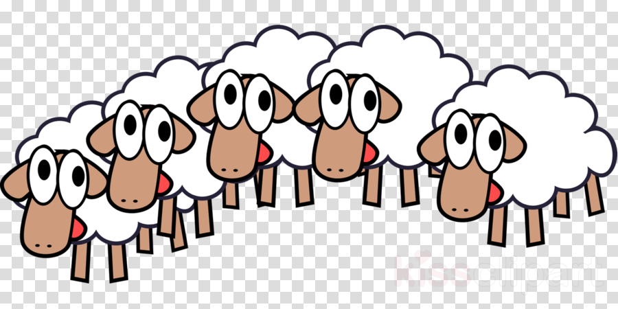 Herd Of Sheep Clipart Sheep Herd Clip Art - Logo Banner Ribbon Png (900x450)