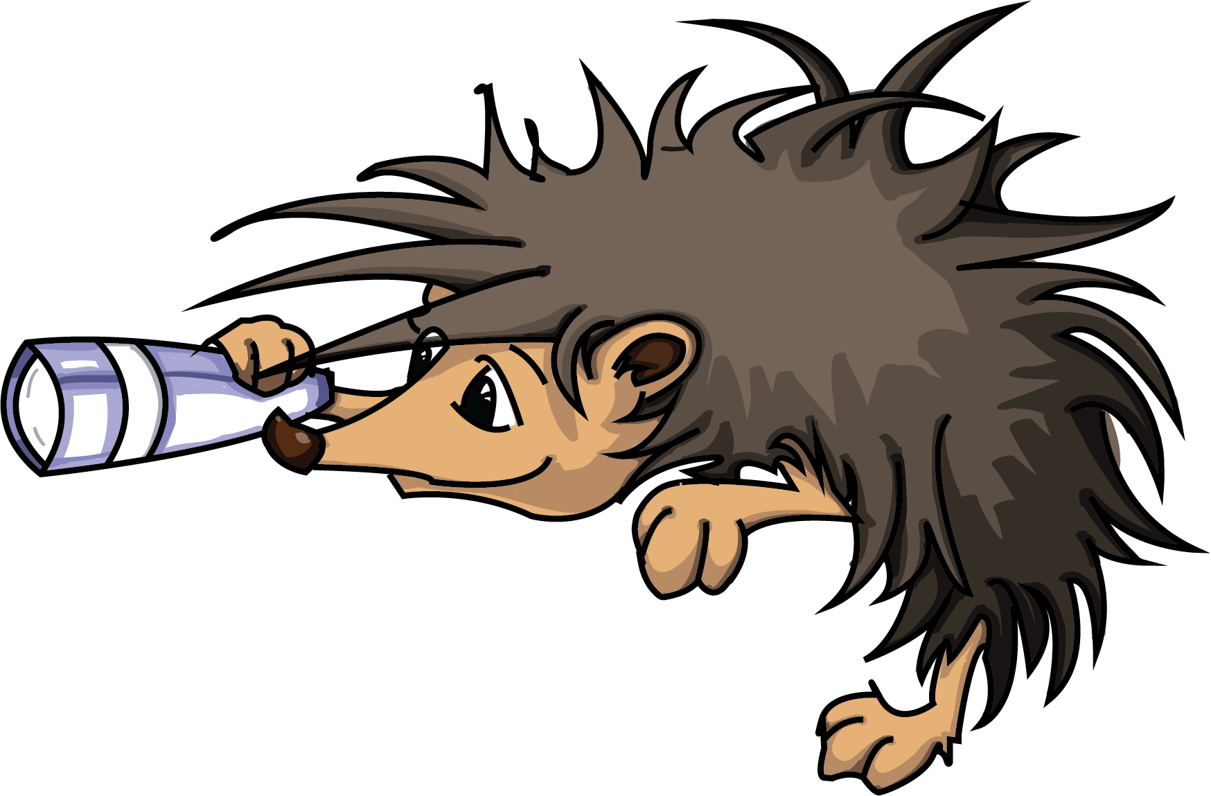 Hedgehog Mascot For Seo - Cartoon (1748x1149)