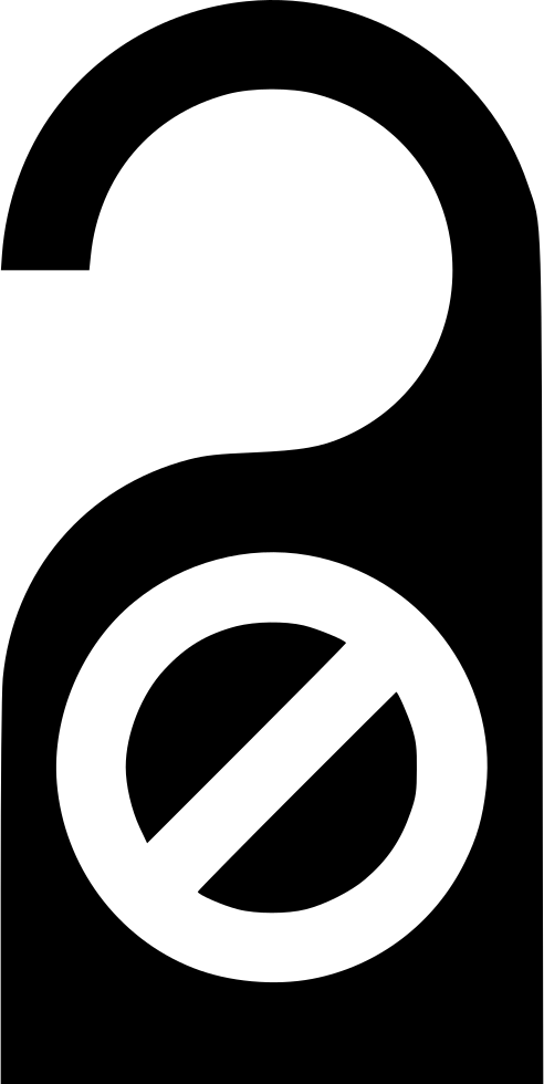 Sign Do Not Disturb Comments - Sign (492x980)