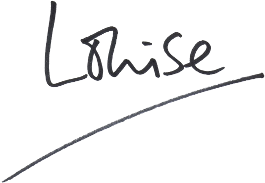 Exam Time Signature - Louise Signature (600x434)