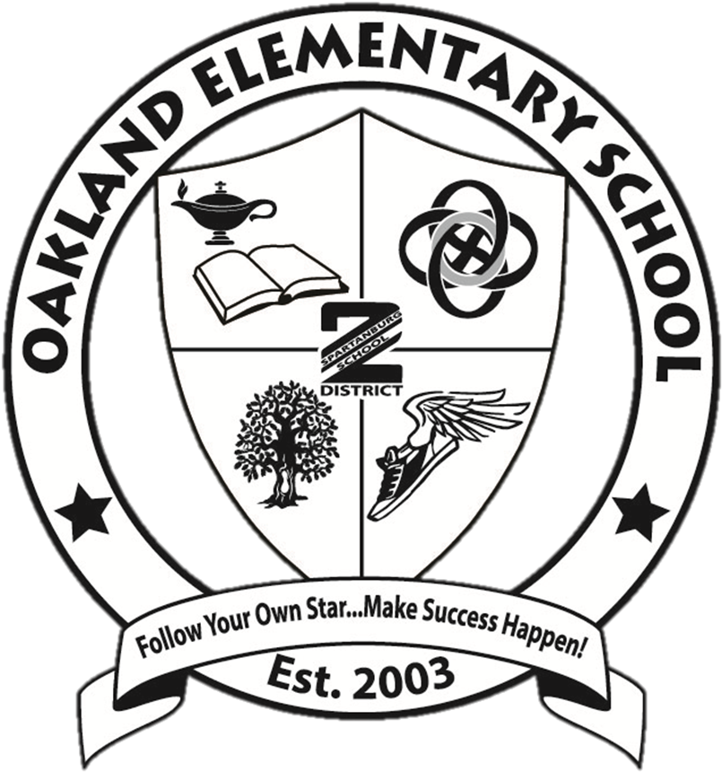 Oakland Elementary School Spartanburg School District - Salawag Elementary School Logo (850x919)