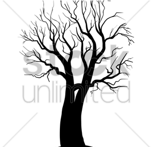 Barren Clipart Dead Forest - Silhouette (450x300)