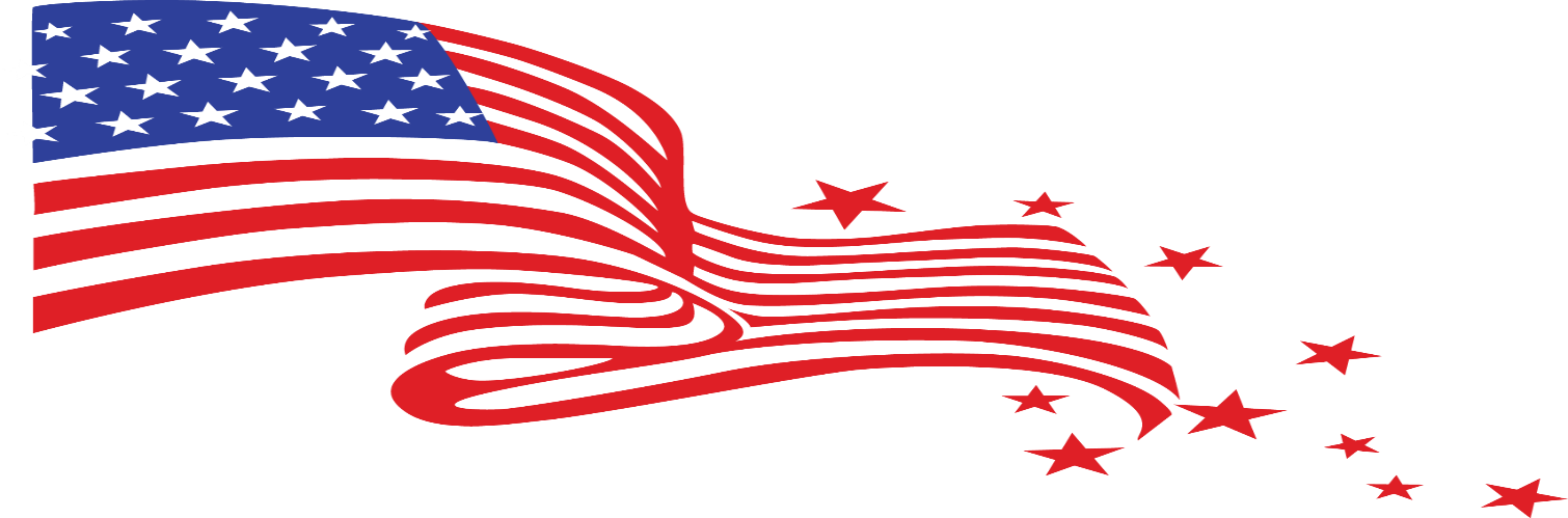 Picture - Clip Art Transparent American Flag (1510x499)