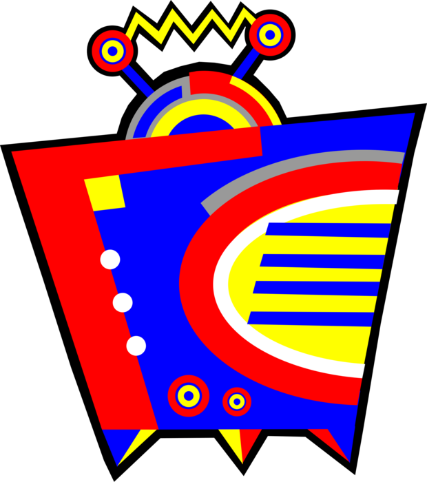 Vector Illustration Of Television Or Tv Set Telecommunication - Vector Illustration Of Television Or Tv Set Telecommunication (620x700)