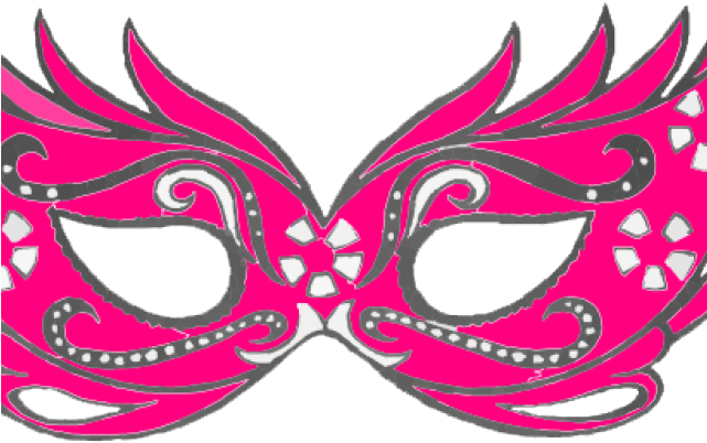 Masquerade Clipart Pink - Purim Masks (640x480)