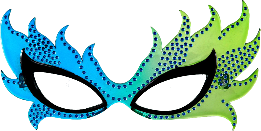 Mardi Gras Mask Png (1000x505)