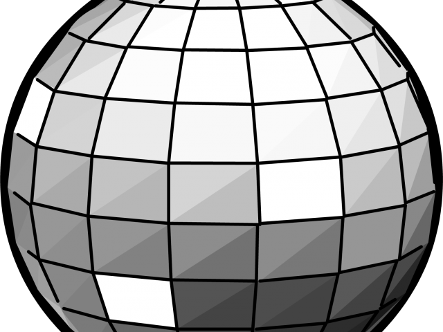 Club Clipart Disco Club - Disco Ball Png (640x480)