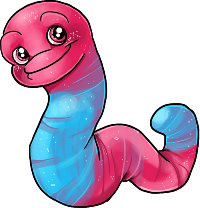 Gummy Bear Clipart Gummy Worm - Gummy Worm Drawing (400x417)