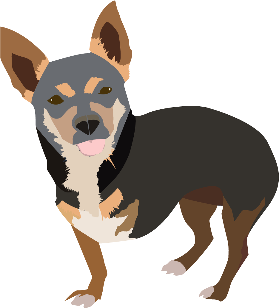 Three-legged Dog - Miniature Fox Terrier (1024x1118)