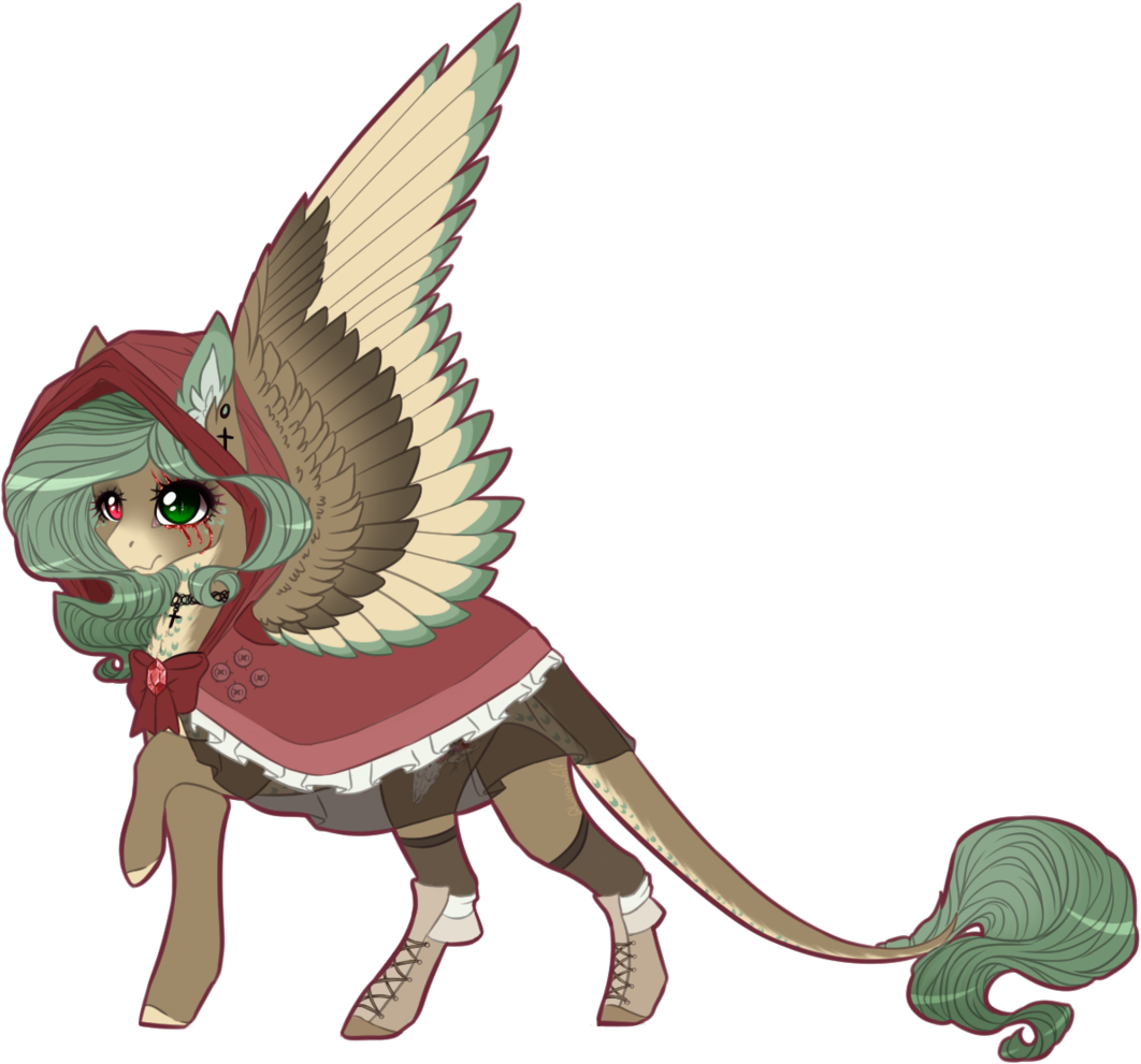 Lunawolf28, Clothes, Female, Heterochromia, Little - Cartoon (1141x1024)