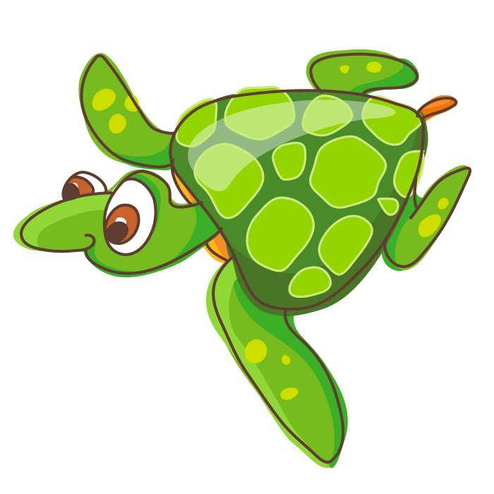 Underwater World Wall Decors For Children Small - Underwater Cartoon Transparent (700x700)