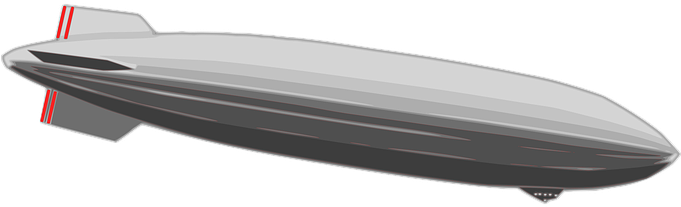 Zeppelin, Airship, Dirigible, Hindenburg - Hindenburg Transparent (680x340)