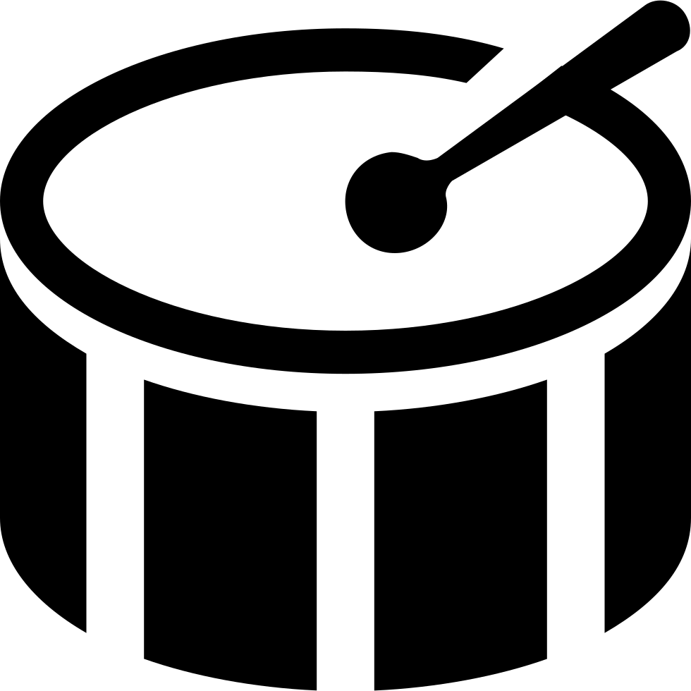 Bass Drum Comments - Black And White Bass Drum (980x980)