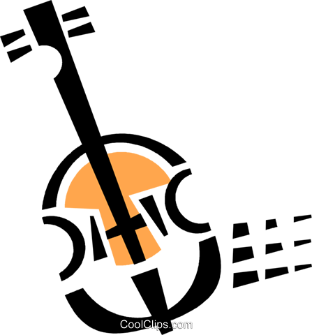 Double Bass Royalty Free Vector Clip Art Illustration - Graphic Design (447x480)