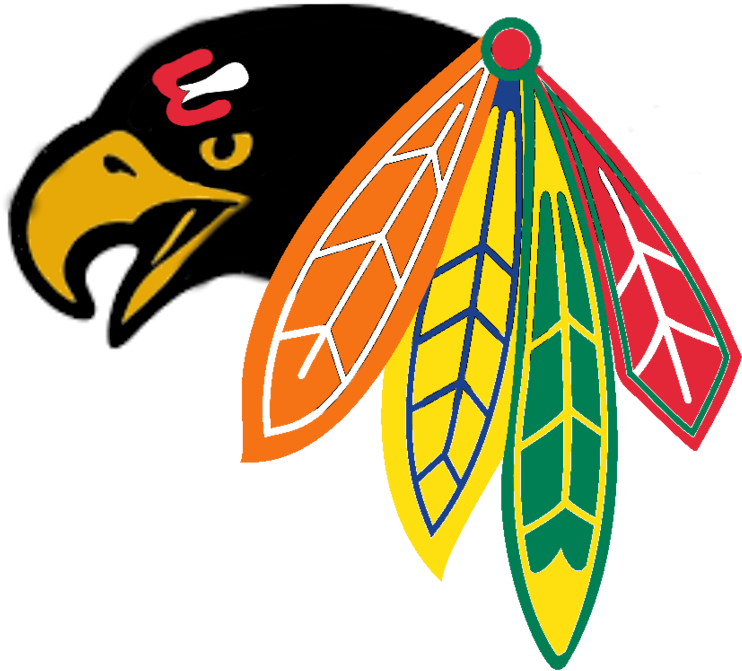 First Custom Chicago Blackhawks Logo By Nhlconcepts - Chicago Blackhawk Png Logo (1024x919)