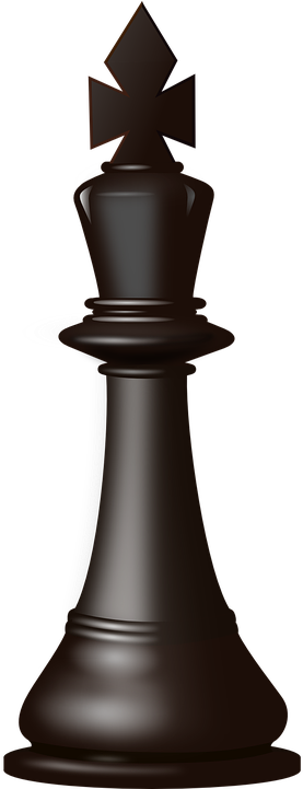 King, Source - Black King Chess Png (360x720)