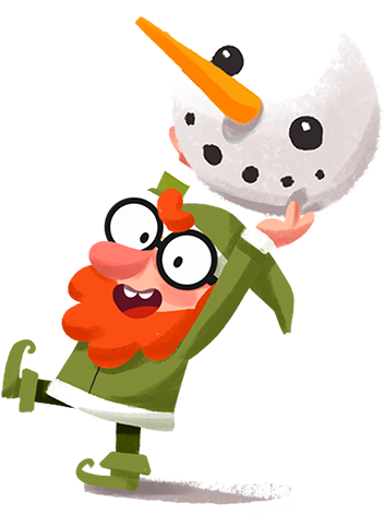 The Winner Of This Game Is The Green Player Because - Cartoon (500x500)